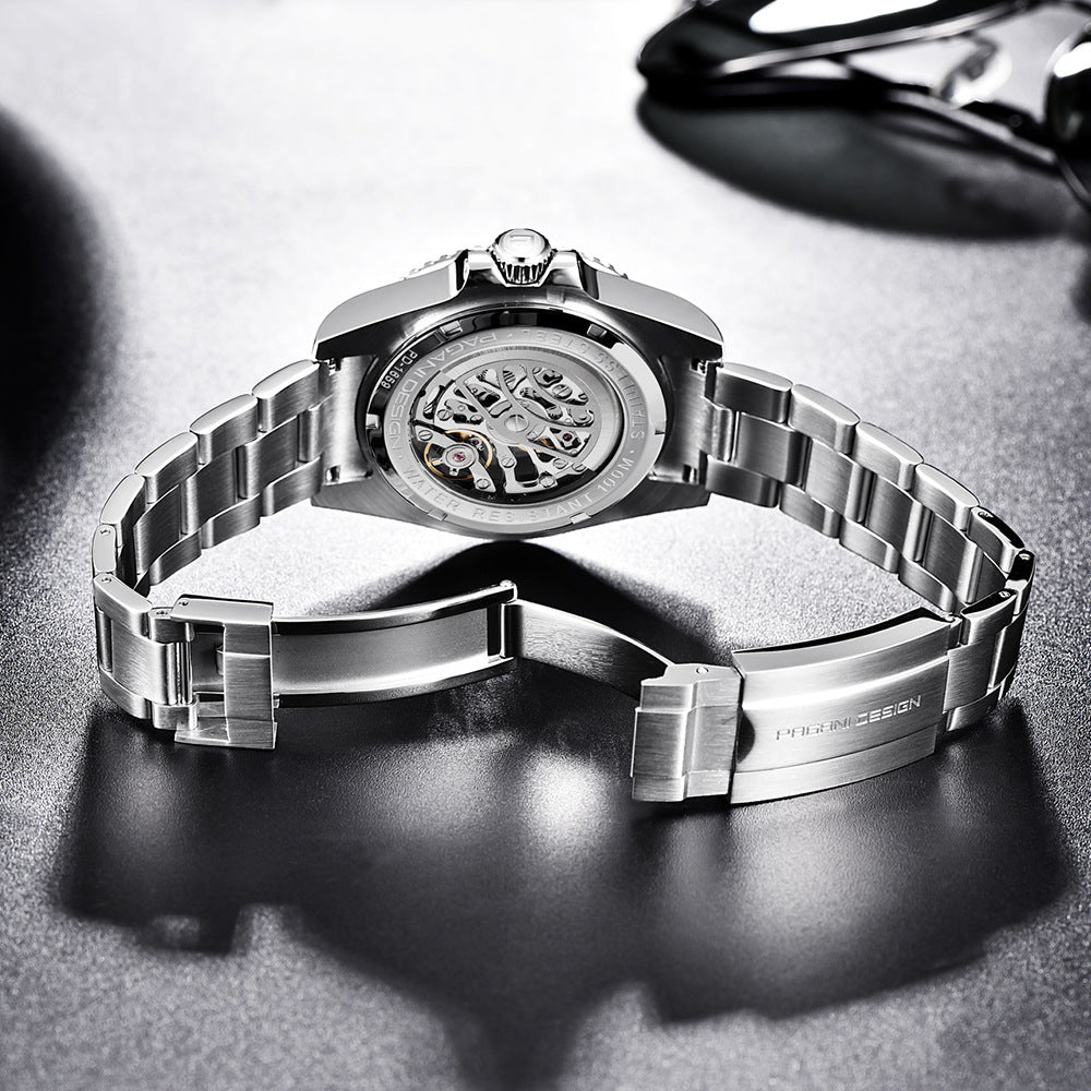 Shiavor Pagani Steel – Men’s Automatic Luxury Watch
