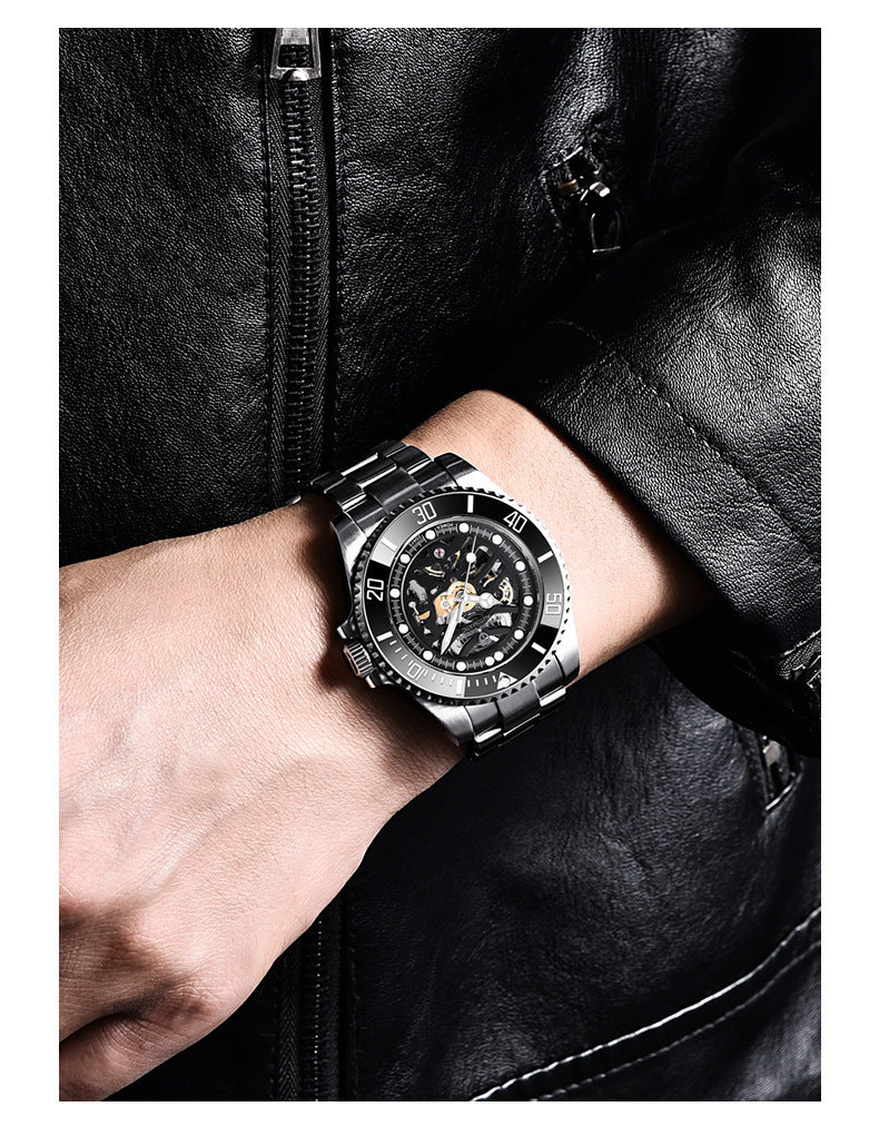 Shiavor Pagani Steel – Men’s Automatic Luxury Watch