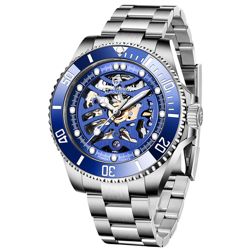 Shiavor Pagani Steel – Men’s Automatic Luxury Watch