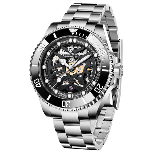 Shiavor Pagani Steel – Men’s Automatic Luxury Watch