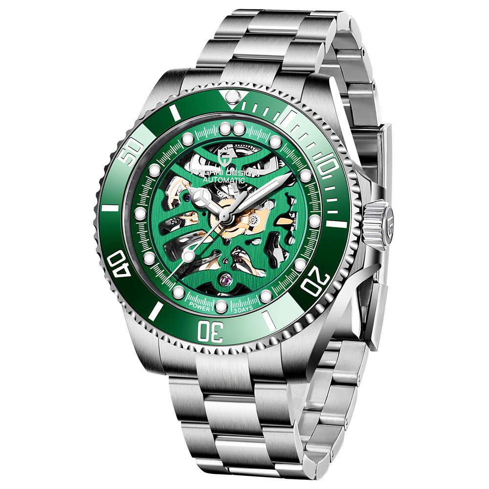 Shiavor Pagani Steel – Men’s Automatic Luxury Watch