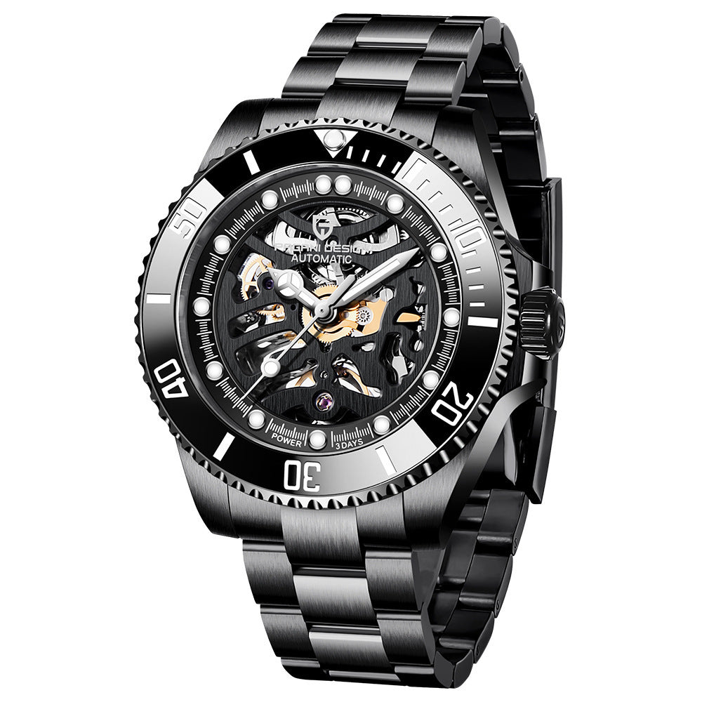 Shiavor Pagani Steel – Men’s Automatic Luxury Watch