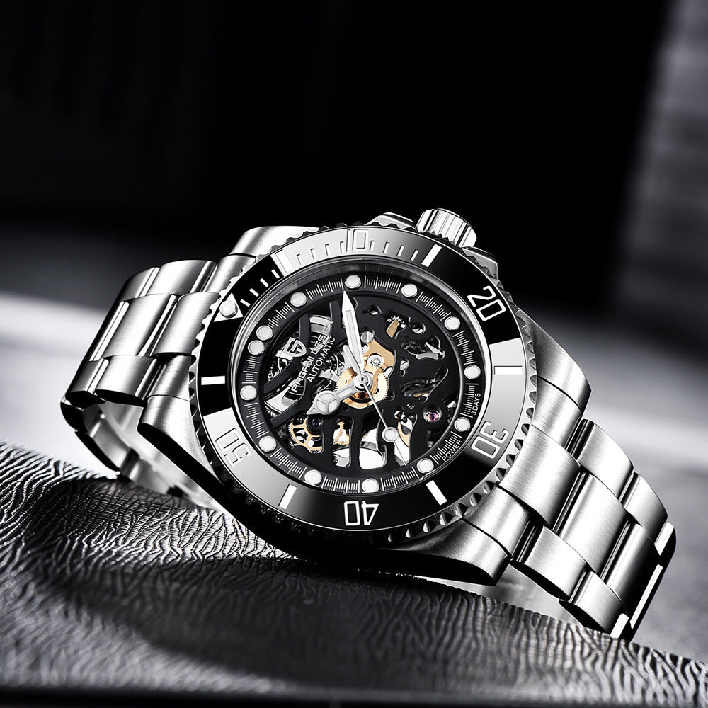Shiavor Pagani Steel – Men’s Automatic Luxury Watch